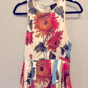 Unique asymmetrical hemmed dress